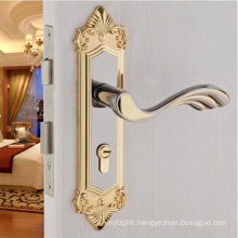 Luxury Interior door lock lever handle privacy lock